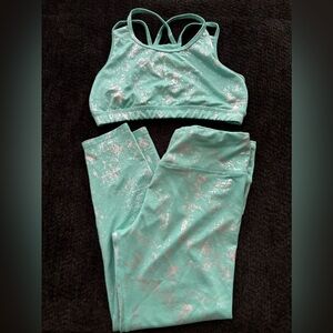 bcg Girls Leggings and Sports Bra Set